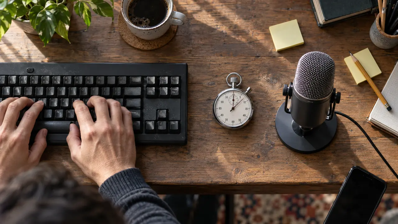 Spracherkennung vs Tastatur: Was ist wirklich schneller?